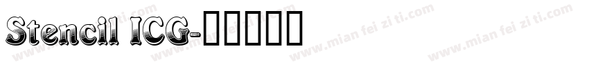 Stencil ICG字体转换